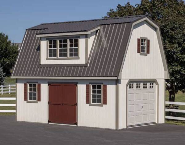Gambrel Garage with Loft