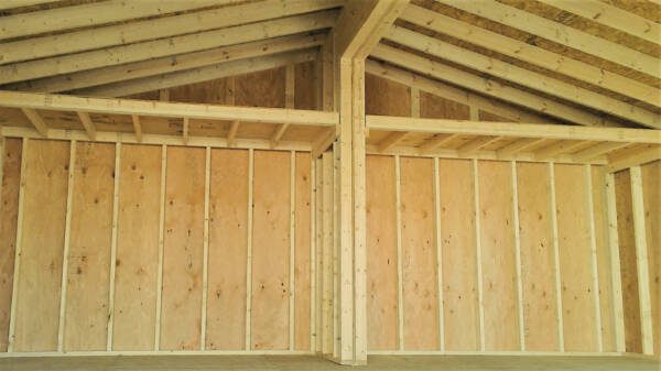 Interior shown with optional loft area.