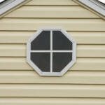 14" octagon window