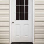 Pre-hung door with 9-Lite